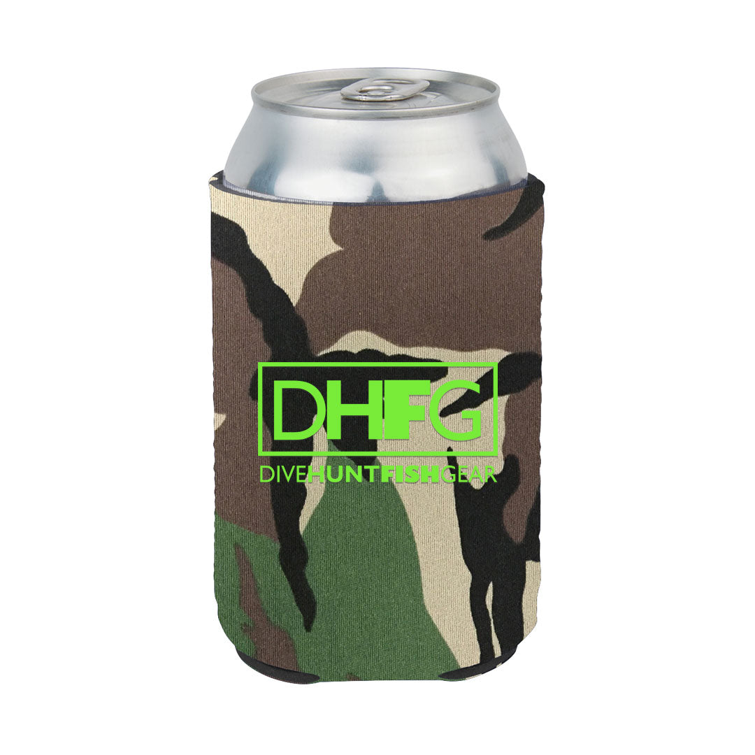Dive Hunt Fish Neoprene Koozie